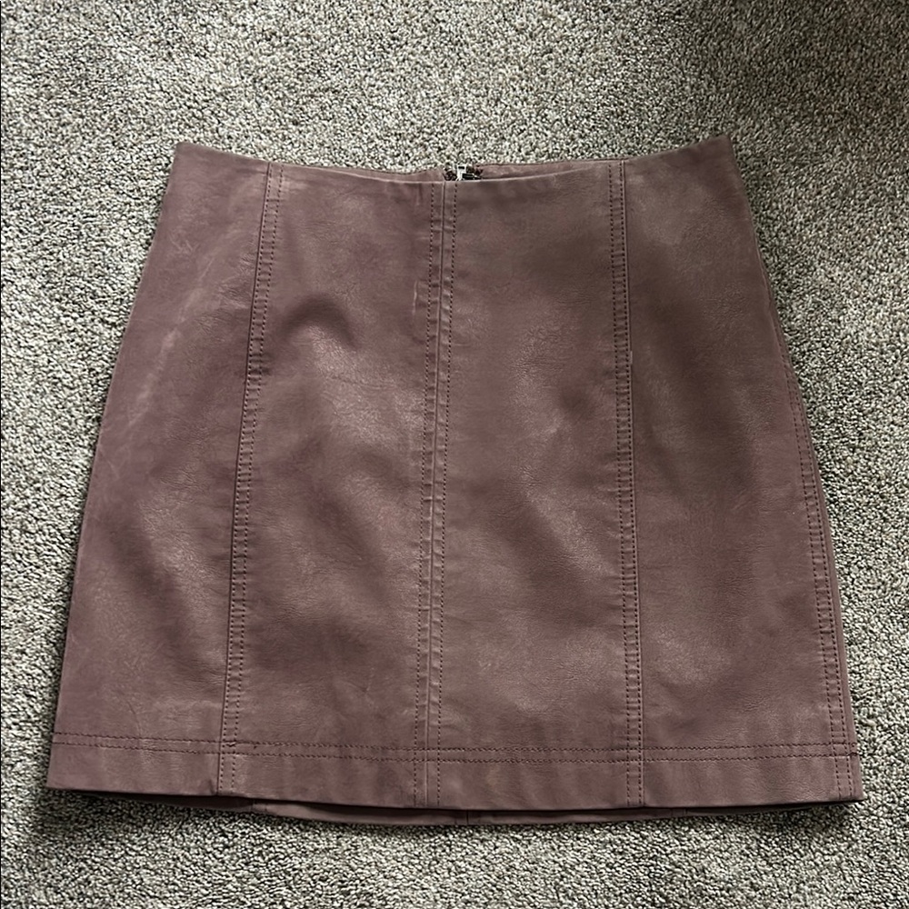 Free People Modern Femme Vegan Suede Mini Skirt - Size 2